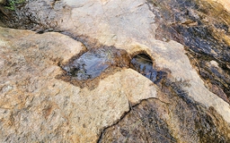 Bí ẩn bàn chân tiên tại di tích cách mạng