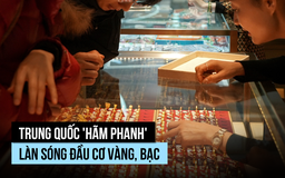 Trung Quốc 'hãm phanh' đầu cơ vàng, bạc