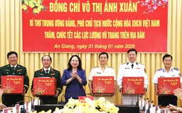 Phó chủ tịch nước Võ Thị Ánh Xuân chúc tết tại An Giang