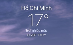 Sáng nay, nhiệt độ ở TP.HCM xuống 17 độ C