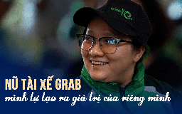 Nữ tài xế Grab bền bỉ chạy xe vì ước mơ đến trường của em trai