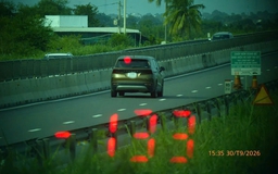 Tài xế nước ngoài chạy tới 133 km/giờ trên cao tốc Vĩnh Hảo - Phan Thiết