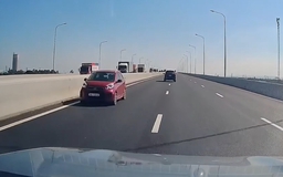 Tài xế phóng ô tô ngược chiều trên cao tốc bị CSGT xử phạt gần 40 triệu