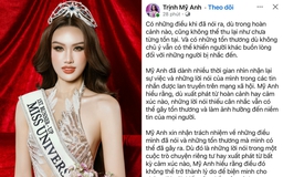 Vụ ồn ào nhóm chat gây xôn xao MXH: Á hậu Trịnh Mỹ Anh xin lỗi Vụ ồn ào nhóm chat gây xôn xao MXH: Á hậu Trịnh Mỹ Anh xin lỗi