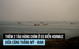 Thêm 2 tàu hàng chìm ở eo biển Hormuz, LHQ cảnh báo nguy cơ khủng hoảng lương thực