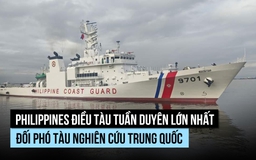 Tàu tuần duyên, máy bay Philippines đối phó tàu nghiên cứu Trung Quốc