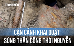 Phát hiện súng thần công thời Nguyễn khoảng 200 năm tuổi tại Thành Điện Hải