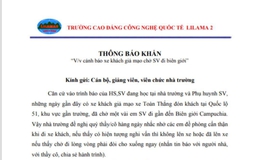 Thực hư vụ sinh viên đón xe đi Vũng Tàu, phát hiện đang ở biên giới Campuchia