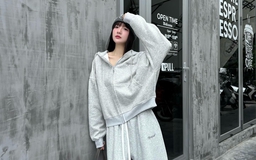 Không chỉ để mặc ấm, áo hoodie zip còn có thể mặc sành điệu