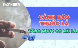 Cảnh báo thuốc lá làm tăng nguy cơ mù lòa