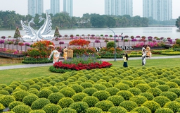 Ecopark tràn ngập sắc hoa các đại đô thị khắp 3 miền dịp Tết Bính Ngọ 2026