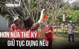 Người đàn ông An Giang hơn 50 năm bền bỉ giữ tục dựng nêu ngày tết