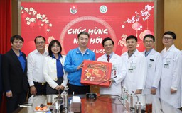 Anh Nguyễn Tường Lâm thăm, động viên đơn vị đặc thù trực tết tại Hà Nội