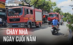 Cháy nhà trên Tỉnh lộ 10 ngày 29 Tết