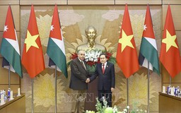 Chủ tịch Quốc hội Trần Thanh Mẫn hội đàm Chủ tịch Hạ viện Jordan