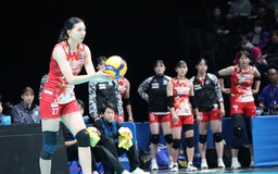 Phụ công Trần Thị Bích Thủy vượt khó ở giải bóng chuyền Nhật Bản