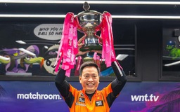 Billiards: Hoàng Sao đánh bại cựu số 1 thế giới, vô địch trên đất Mỹ