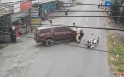 Đề nghị truy tố tài xế dùng biển số giả, tông mô tô CSGT rồi bỏ chạy