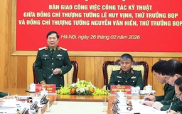 2 thượng tướng bàn giao công việc quan trọng trong quân đội