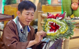 Độc lạ những tác phẩm nghệ thuật tỉa từ trái cây