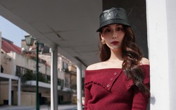 Áo trễ vai phối mũ: Công thức thời trang đang được nhiều cô gái yêu thích