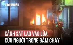 TP.HCM: Cảnh sát lao vào lửa dữ cứu 4 người dân thoát nạn