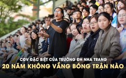 CĐV đặc biệt gắn bó hơn 20 năm, chưa từng bỏ lỡ trận nào của đội Trường ĐH Nha Trang