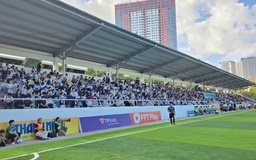 TNSV THACO cup 2026: Khán đài SVĐ Trường ĐH Nha Trang chật kín khán giả