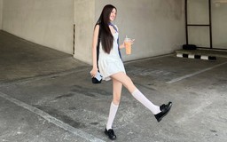 Giày loafer giúp nàng hoàn thiện bản phối nhẹ nhàng và thanh lịch