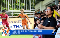 TNSV THACO Cup 2026 ngày 11.3: Tiền đạo FPT bật mí tóc ‘vía vô địch’ | CĐV 20 năm của ĐH Nha Trang