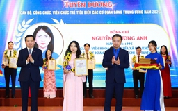 Tháng Thanh niên: Tuyên dương 40 cán bộ, công chức, viên chức trẻ tiêu biểu