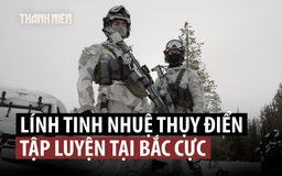 Lính tinh nhuệ  Thụy Điển huấn luyện tại Bắc Cực