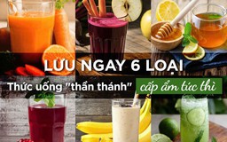 Da khô ráp, bong tróc? Lưu ngay 6 loại thức uống ‘thần thánh’ cấp ẩm nhanh chóng