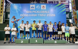 Giải pickleball thắt chặt tình cảm giữa những người cống hiến cho giải TNSV THACO cup 2026