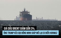 Một số tàu qua được eo biển Hormuz, ông Trump lặp lại kêu gọi đồng minh giúp đỡ