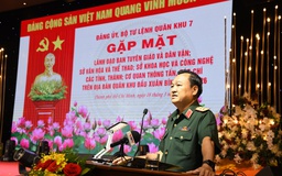 Quân khu 7 đề nghị báo chí tăng cường tuyên truyền sâu, phản bác tin giả