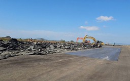 Đại công trường sân bay Liên Khương sau 2 tuần khởi công sửa chữa, nâng cấp