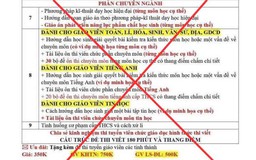Cảnh báo 'bẫy' tài liệu ôn thi viên chức giáo dục giả mạo trên mạng