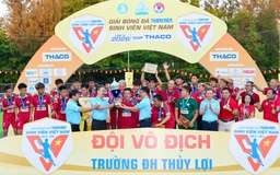 Trường ĐH Thủy lợi 4-0 Trường ĐH Công nghiệp TP.HCM: Lần đầu đăng quang