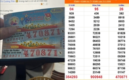 Trúng 2 tờ độc đắc xổ số Cà Mau, người phụ nữ về Vĩnh Long nhận thưởng