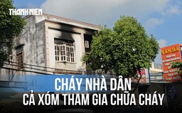 Cháy nhà tại TP.HCM, cả xóm hỗ trợ dập lửa