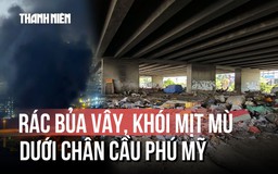 Dưới mặt cầu rác bủa vây, trên cầu khói mịt mù: Vì sao chưa rào chắn xử lý?