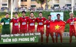 HLV Trường ĐH Thủy Lợi giải bài toán 'điểm rơi phong độ' sau chức vô địch