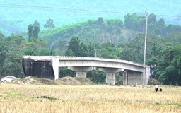 Cầu xây xong 'đắp chiếu' chờ đường dẫn