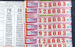 Người dân Phan Thiết trúng cả bộ 16 vé số giải độc đắc