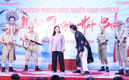 Nghệ sĩ hát bội TP.HCM mang bất ngờ tới trường học