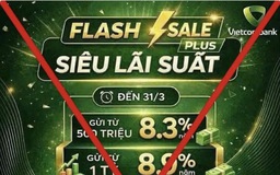 Vietcombank cảnh báo lừa đảo siêu lãi suất
