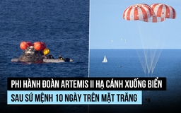 Đội bay Artemis 2 của NASA đáp an toàn sau chuyến du hành 10 ngày đến mặt trăng