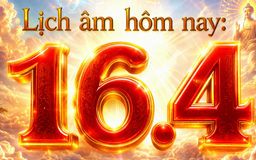 Lịch âm hôm nay: Ngày 16.4 là ngày cuối cùng tháng 2 âm, có gì đặc biệt?