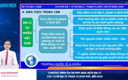 BÍ QUYẾT ÔN THI THPT 2025 | Môn địa lý | Chuyên đề 1 |  Vị trí địa lý,  phạm vi lãnh thổ, biển đảo